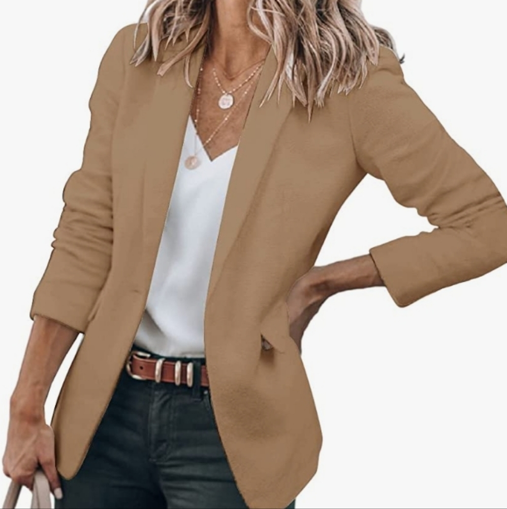 Khaki Women's Blazer-XL- NWT